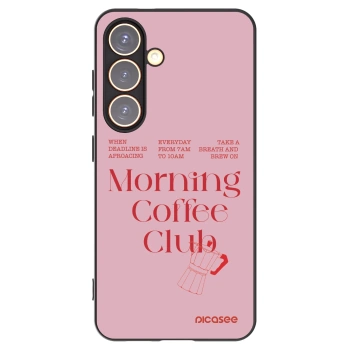 Picasee husă neagră din silicon pentru Samsung Galaxy S24 S921B 5G - Morning