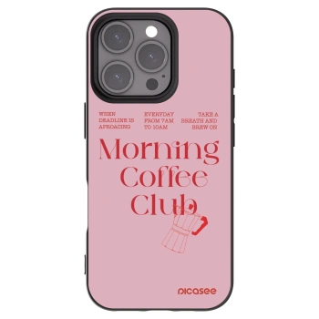 Picasee husă neagră din silicon pentru Apple iPhone 16 Pro - Morning