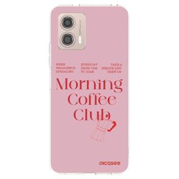 Picasee husă transparentă din silicon pentru Motorola Moto G53 5G - Morning