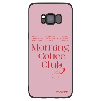 Picasee husă neagră din silicon pentru Samsung Galaxy S8 G950F - Morning