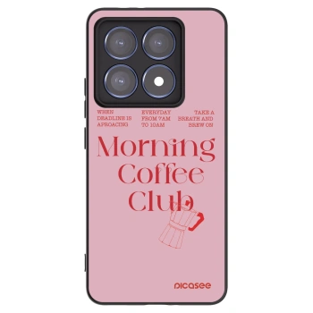 Picasee husă neagră din silicon pentru Xiaomi 14T Pro - Morning