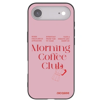 Picasee husă neagră din silicon pentru Apple iPhone Air - Morning