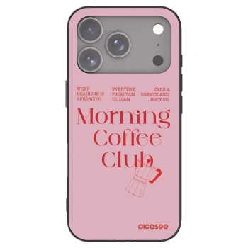 Picasee husă neagră din silicon pentru Apple iPhone 17 Pro - Morning