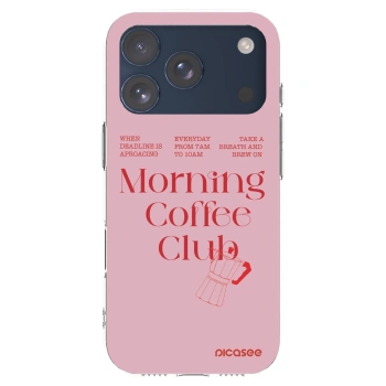 Picasee husă transparentă din silicon pentru Apple iPhone 17 Pro - Morning