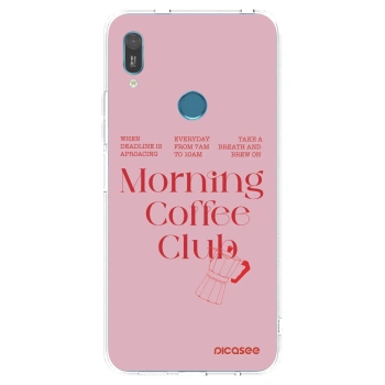 Picasee husă transparentă din silicon pentru Huawei Y6 2019 - Morning
