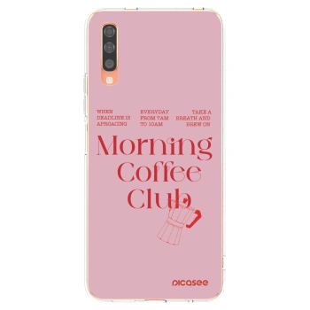 Picasee husă transparentă din silicon pentru Samsung Galaxy A70 A705F - Morning