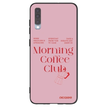 Picasee husă neagră din silicon pentru Samsung Galaxy A70 A705F - Morning