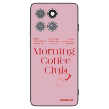 Picasee husă neagră din silicon pentru Motorola Edge 60 Pro - Morning