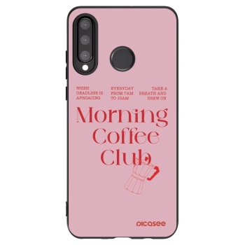 Picasee husă neagră din silicon pentru Huawei P30 Lite - Morning