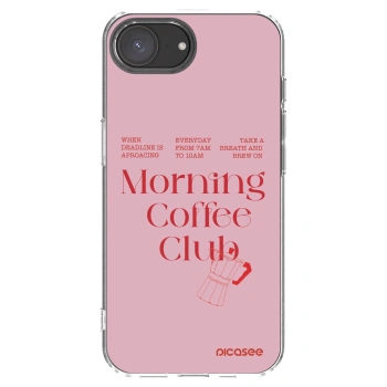 Picasee husă transparentă din silicon pentru Apple iPhone 17e - Morning