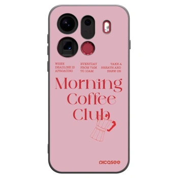 Picasee husă neagră din silicon pentru OPPO Find X9 Pro - Morning