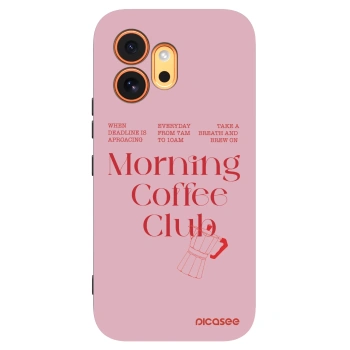 Picasee husă neagră din silicon pentru Honor 600 - Morning