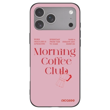 Picasee husă neagră din silicon pentru Apple iPhone 18 Pro Max - Morning