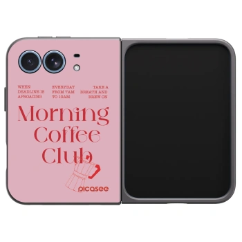 Picasee husă neagră din silicon pentru Apple iPhone Duo - Morning