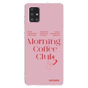 Picasee husă transparentă din silicon pentru Samsung Galaxy A71 A715F - Morning