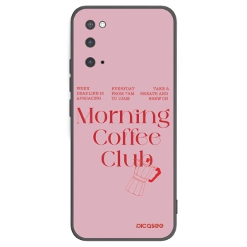 Picasee husă neagră din silicon pentru Samsung Galaxy S20 G980F - Morning