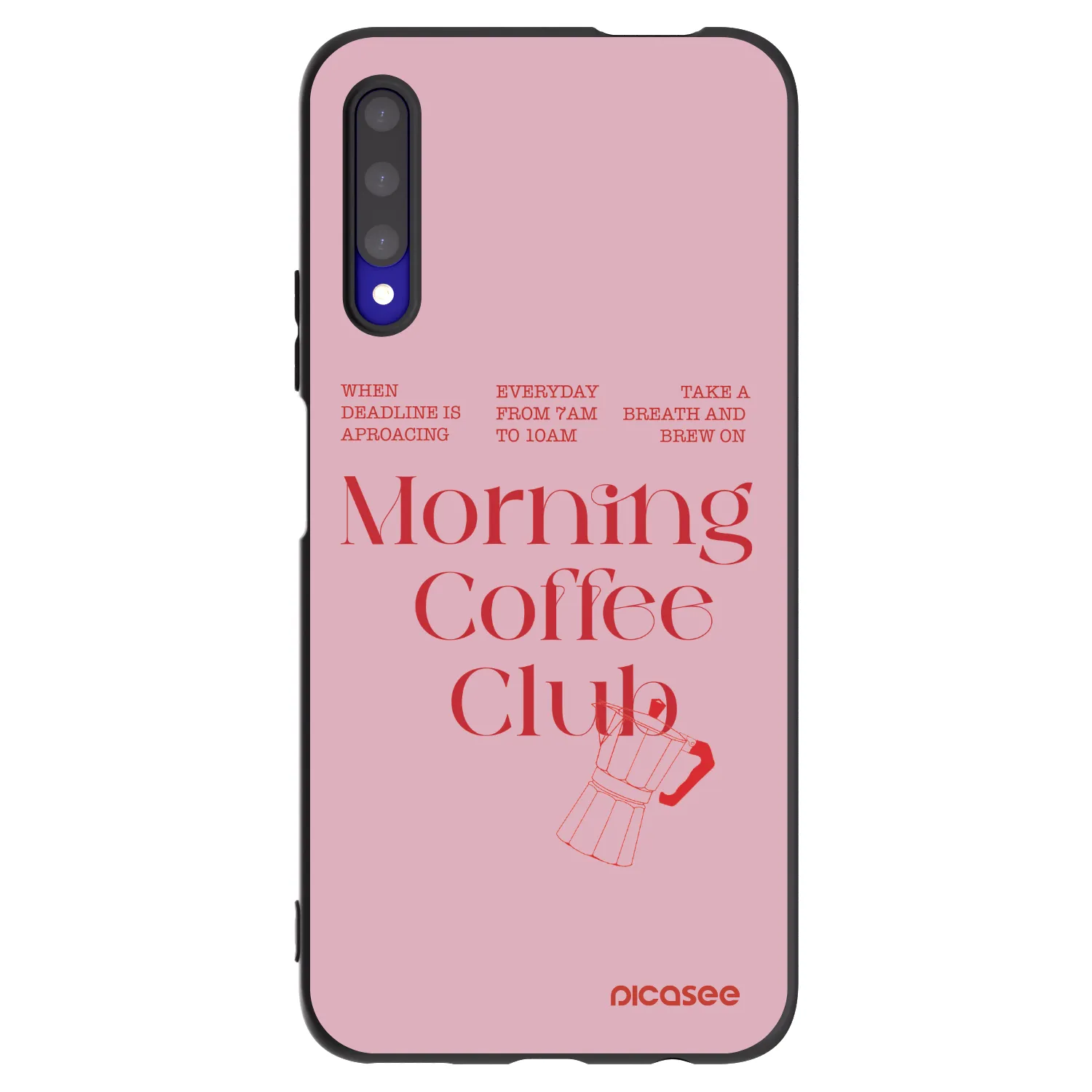 Picasee husă neagră din silicon pentru Honor 9X Pro - Morning