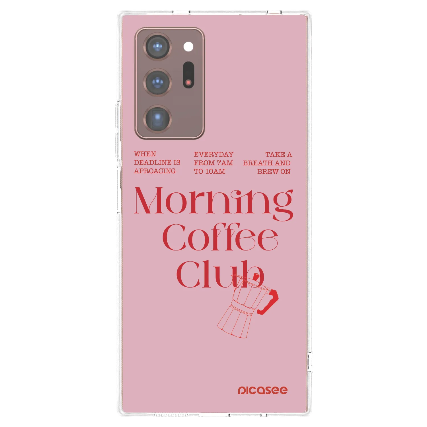 Picasee husă transparentă din silicon pentru Samsung Galaxy Note 20 Ultra - Morning