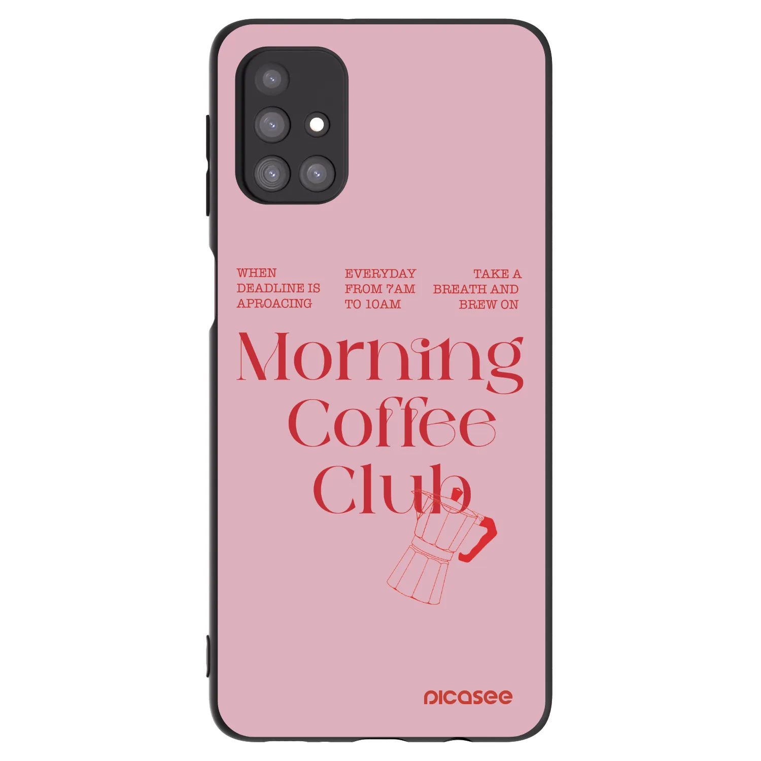 Picasee husă neagră din silicon pentru Samsung Galaxy M31s - Morning