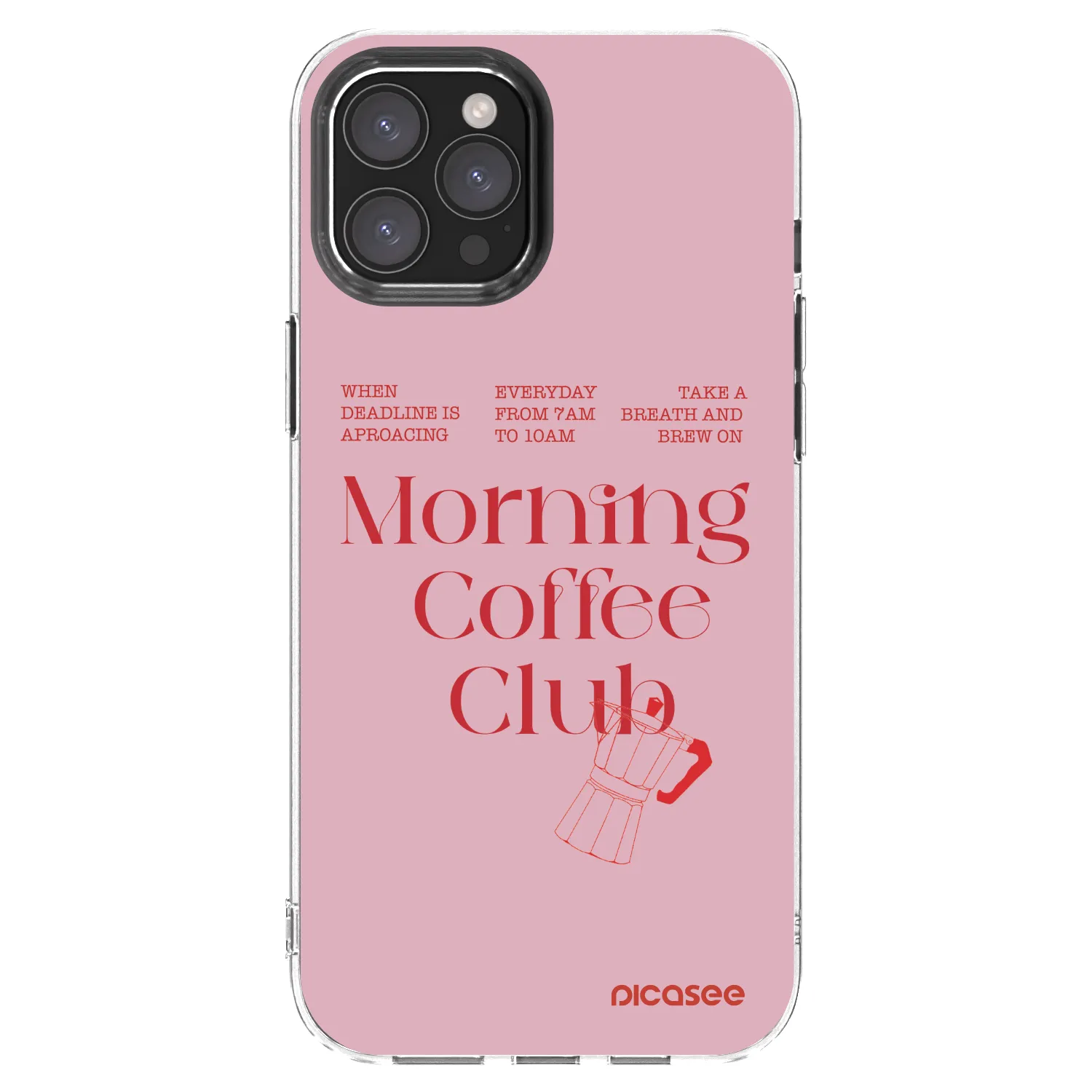 Picasee husă transparentă din silicon pentru Apple iPhone 12 Pro Max - Morning