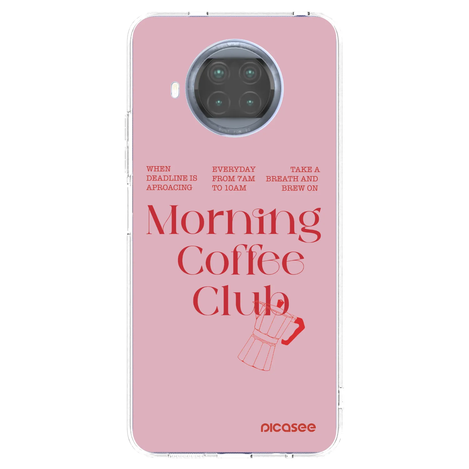 Picasee husă transparentă din silicon pentru Xiaomi Mi 10T Lite - Morning