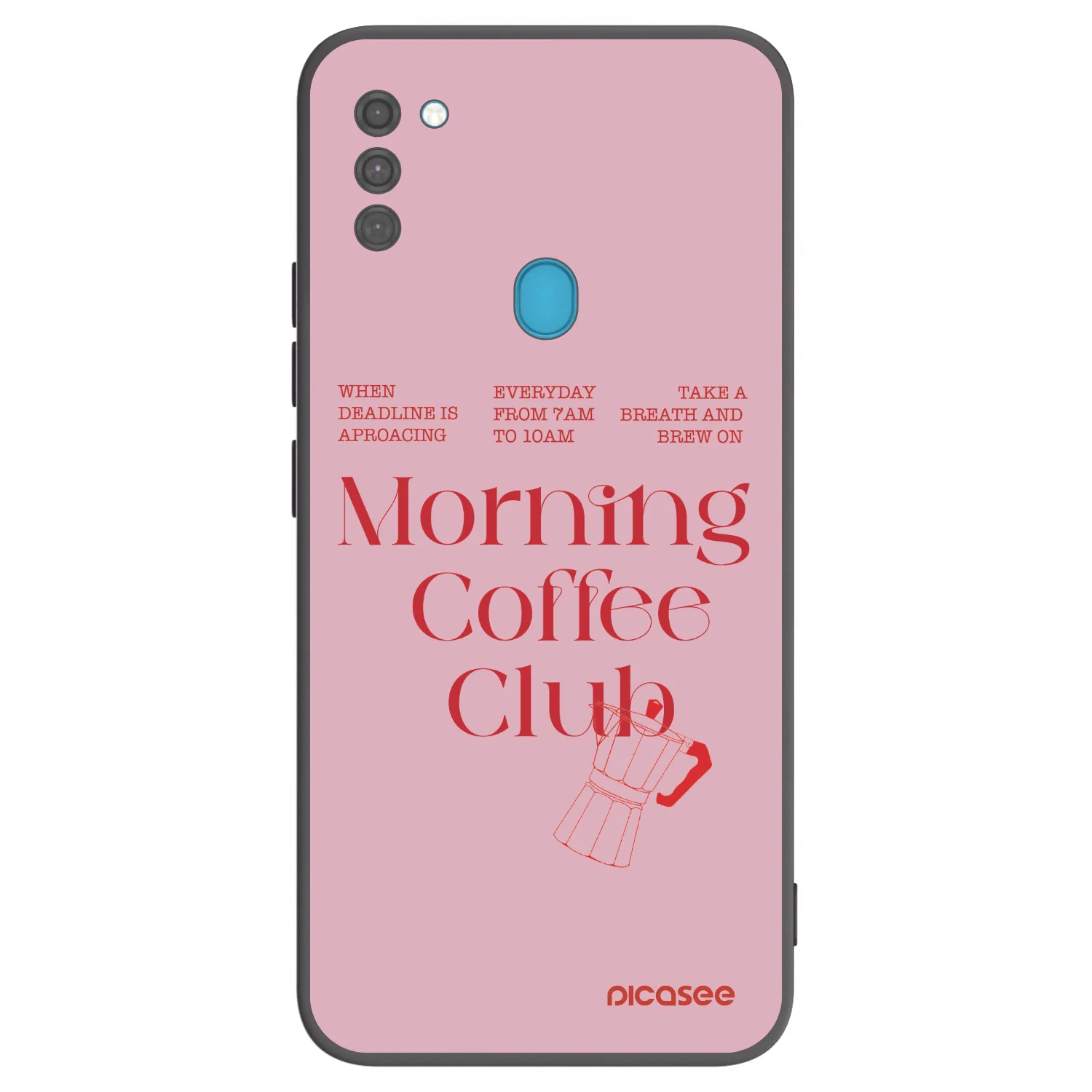 Picasee husă neagră din silicon pentru Samsung Galaxy M11 - Morning