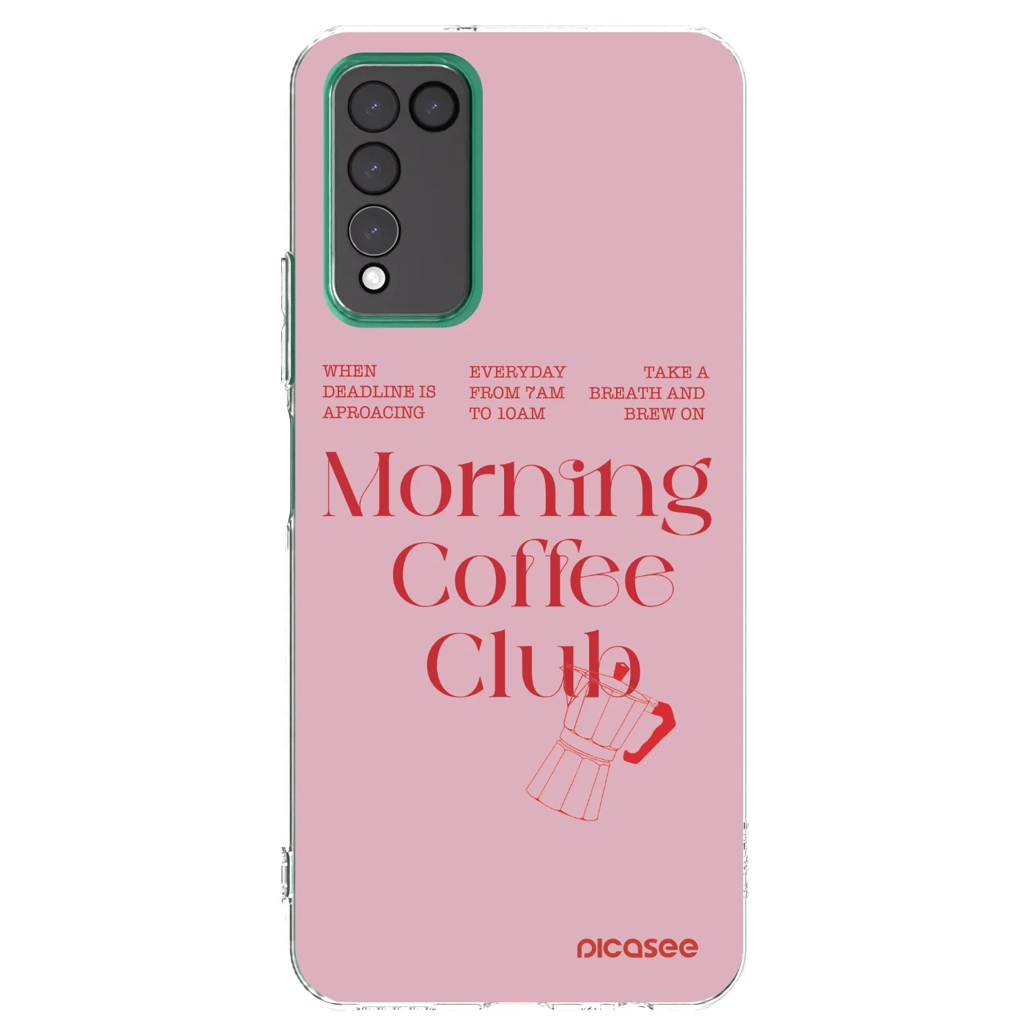 Picasee husă transparentă din silicon pentru Honor 10X Lite - Morning