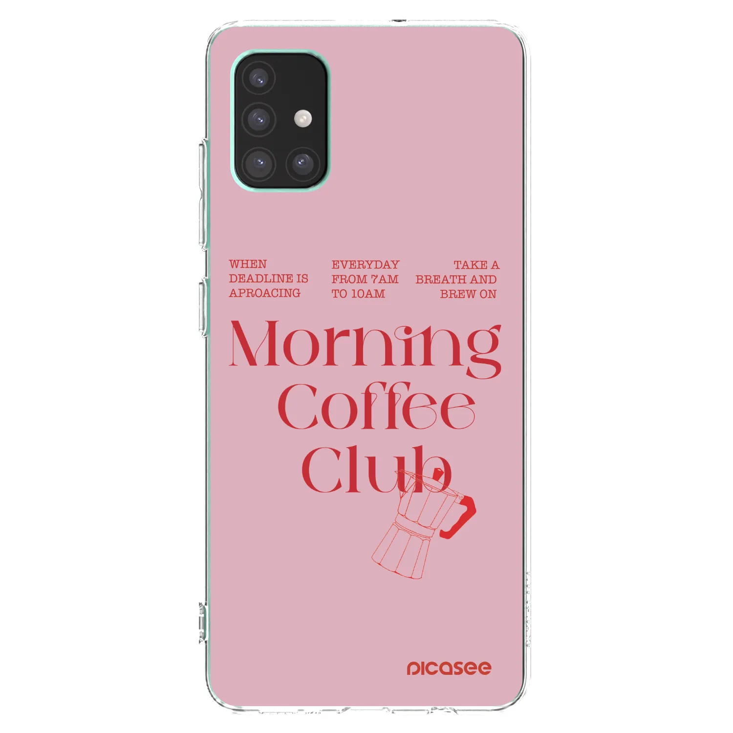 Picasee husă transparentă din silicon pentru Samsung Galaxy M51 M515F - Morning