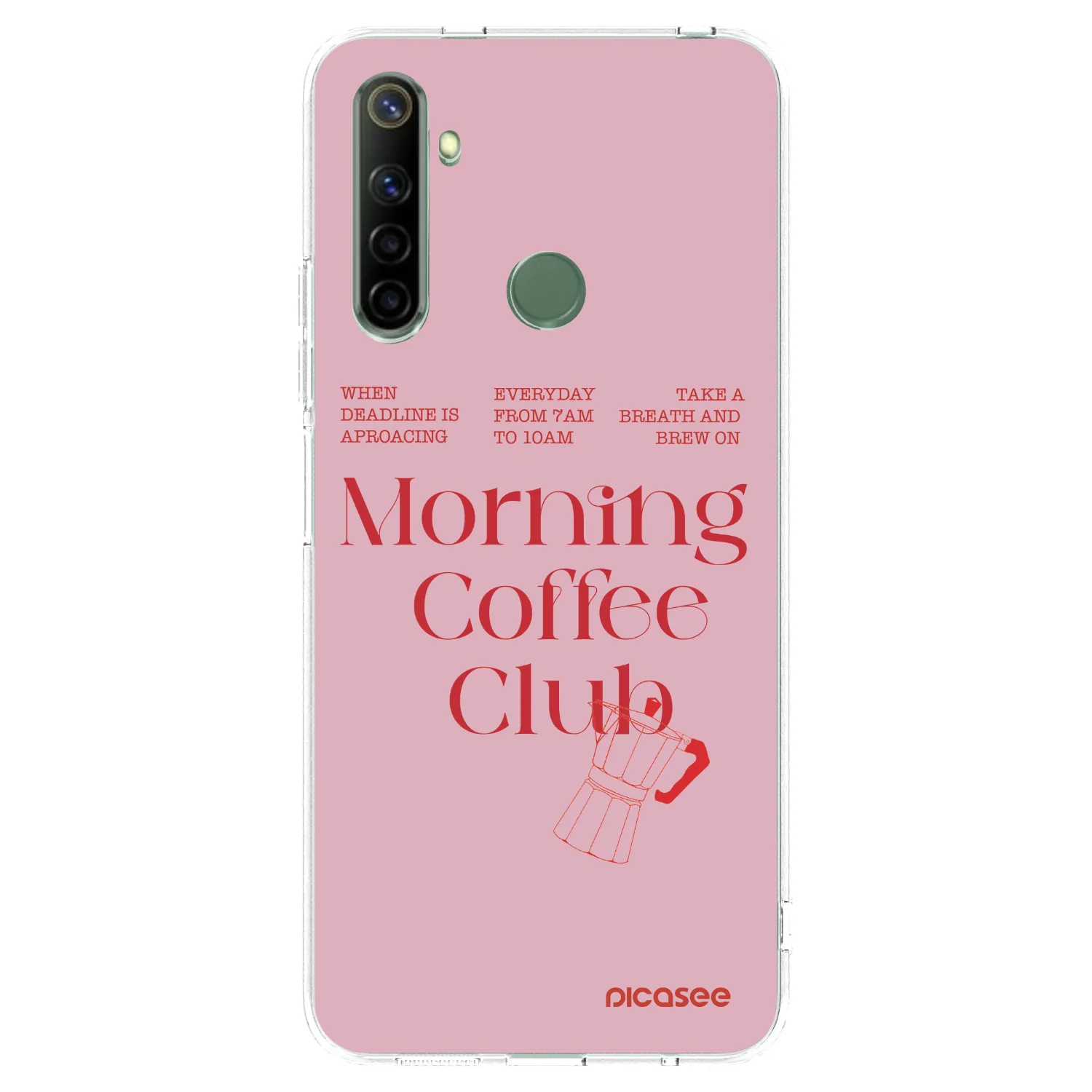 Picasee husă transparentă din silicon pentru Realme 6i - Morning