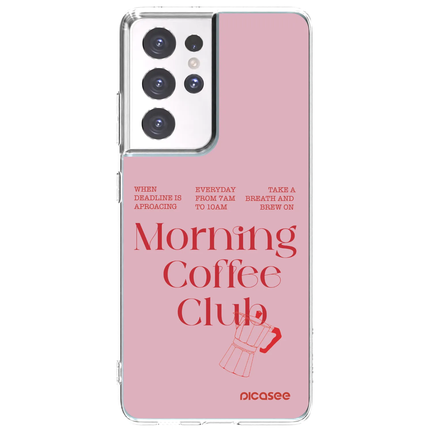 Picasee husă transparentă din silicon pentru Samsung Galaxy S21 Ultra 5G G998B - Morning