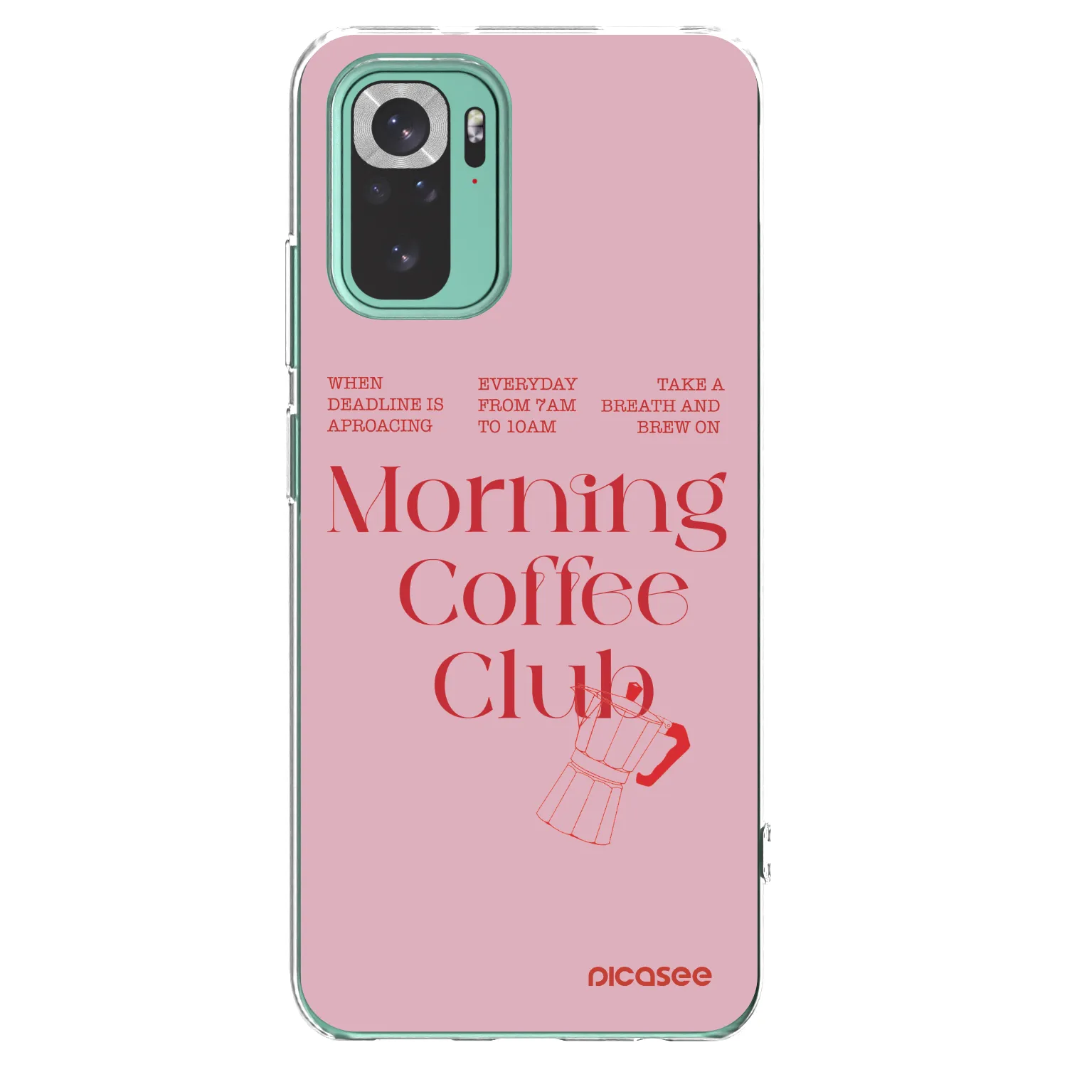 Picasee husă transparentă din silicon pentru Xiaomi Redmi Note 10 Pro - Morning