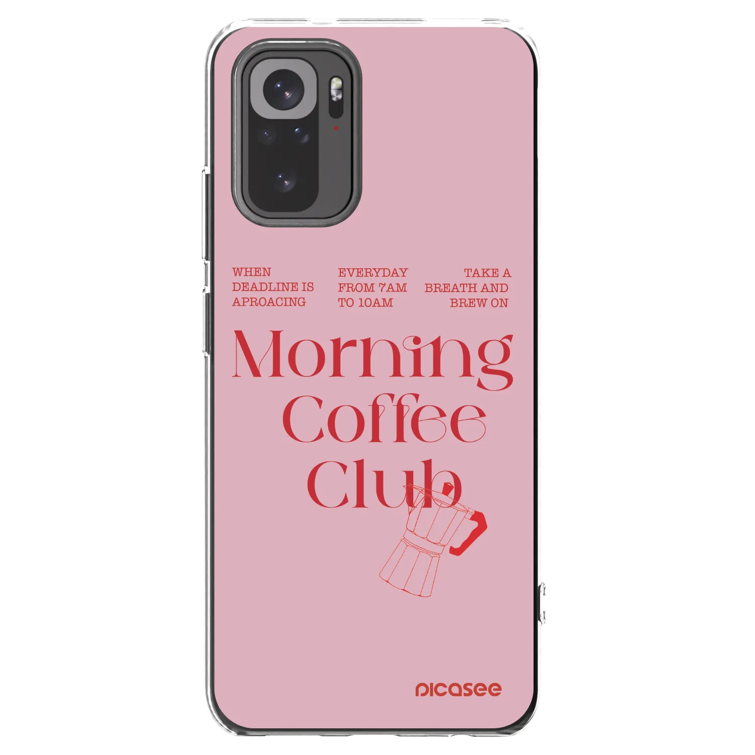 Picasee husă transparentă din silicon pentru Xiaomi Redmi Note 10S - Morning