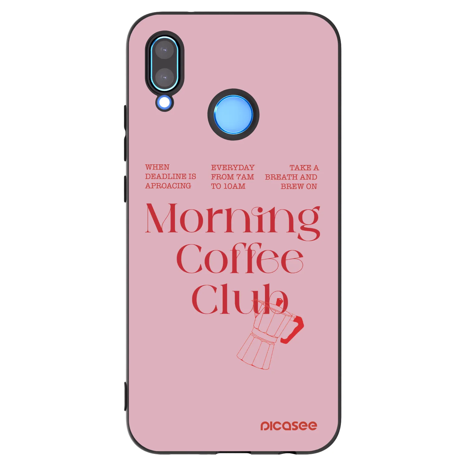Picasee husă neagră din silicon pentru Huawei P20 Lite - Morning