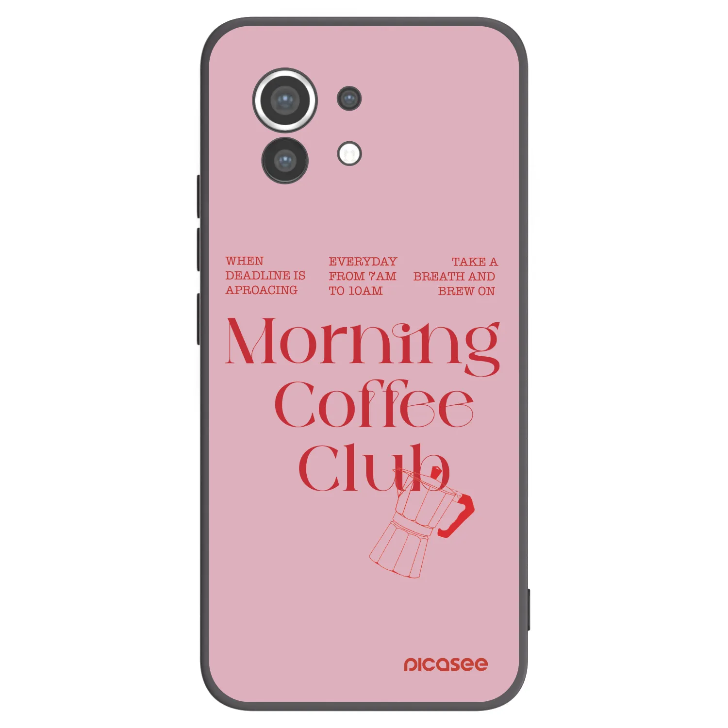 Picasee husă neagră din silicon pentru Xiaomi Mi 11 - Morning