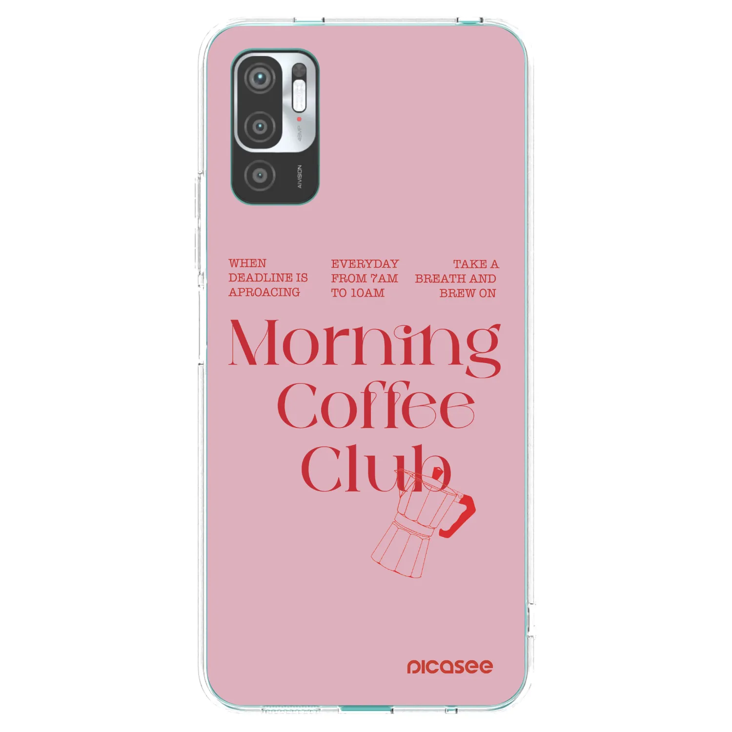 Picasee husă transparentă din silicon pentru Xiaomi Redmi Note 10 5G - Morning