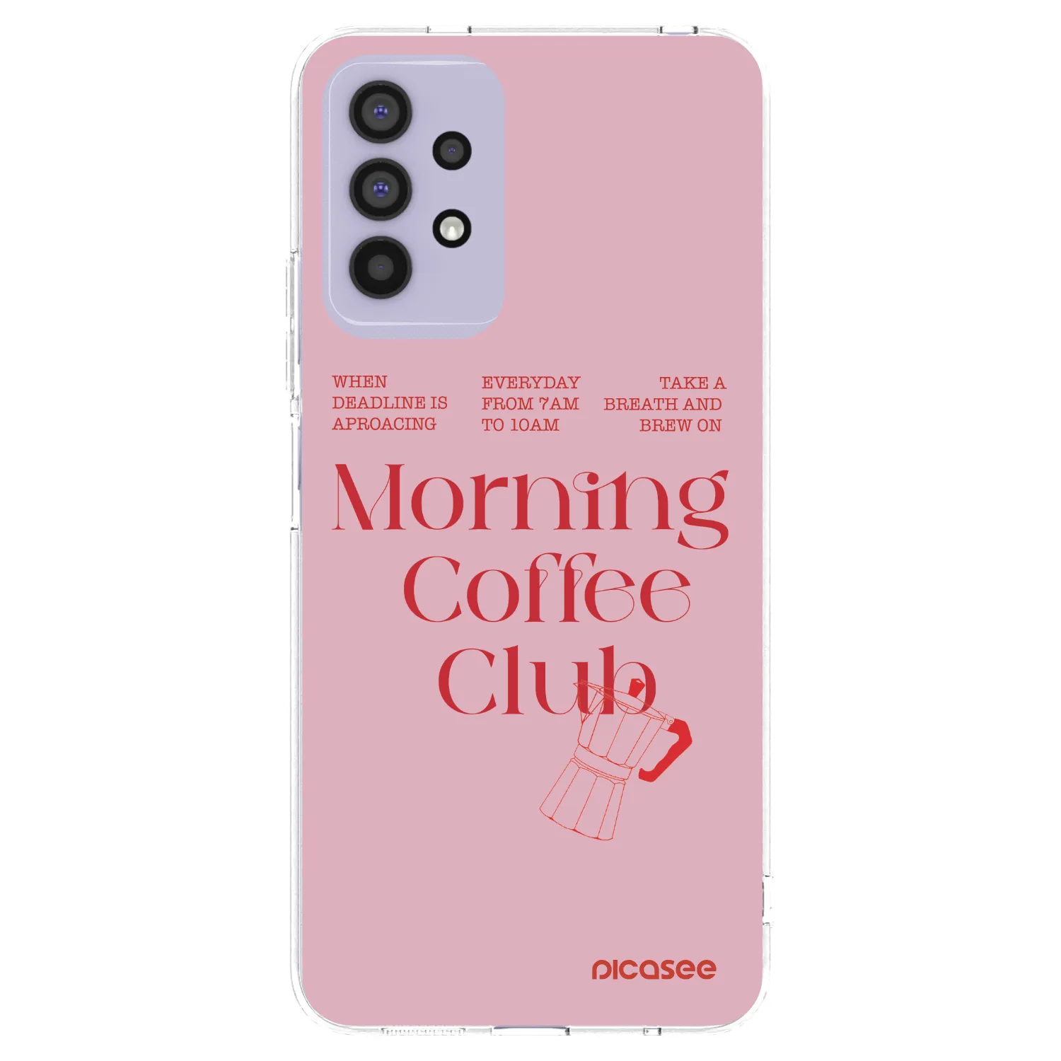 Picasee husă transparentă din silicon pentru Samsung Galaxy A32 4G SM-A325F - Morning