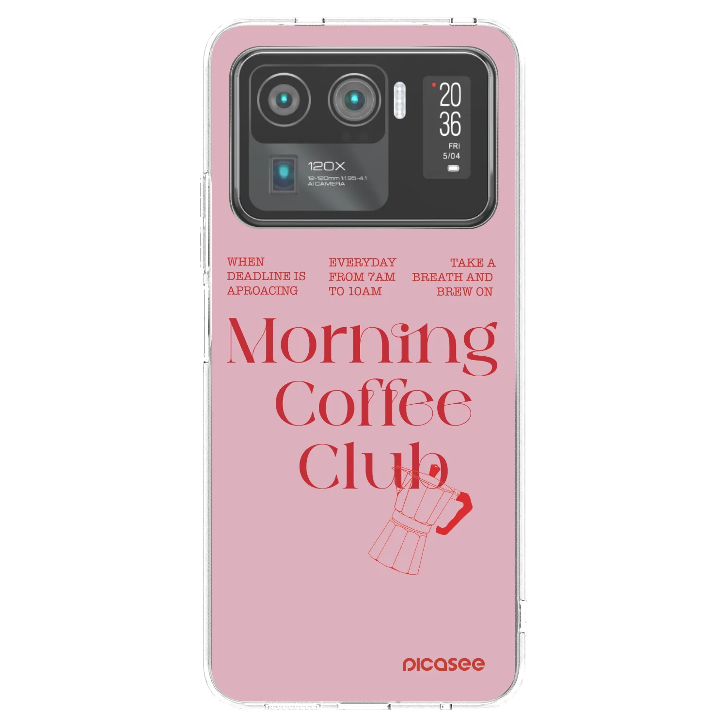Picasee husă transparentă din silicon pentru Xiaomi Mi 11 Ultra - Morning