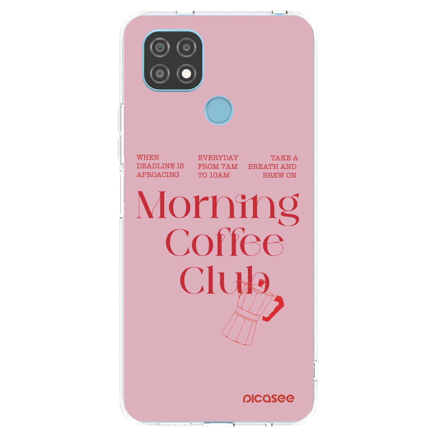 Picasee husă transparentă din silicon pentru Realme C21 - Morning