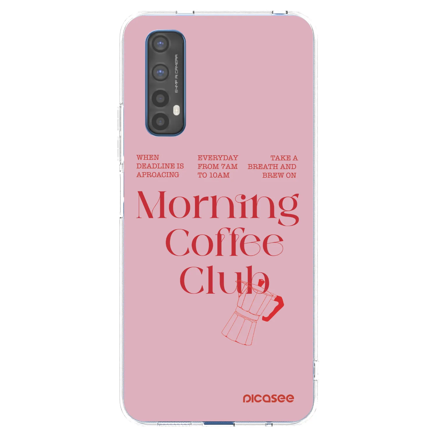 Picasee husă transparentă din silicon pentru Realme 7 - Morning