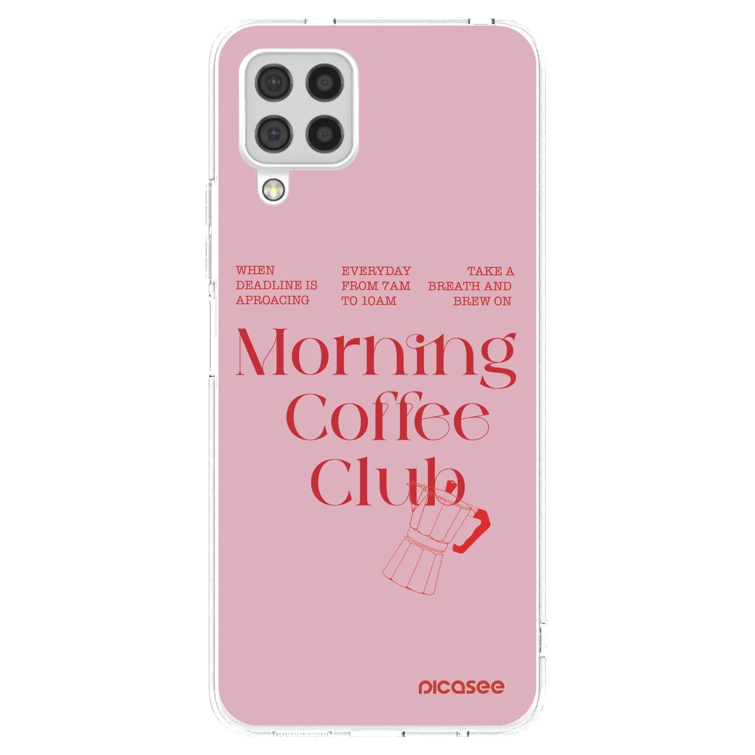 Picasee husă transparentă din silicon pentru Samsung Galaxy A22 A225F 4G - Morning
