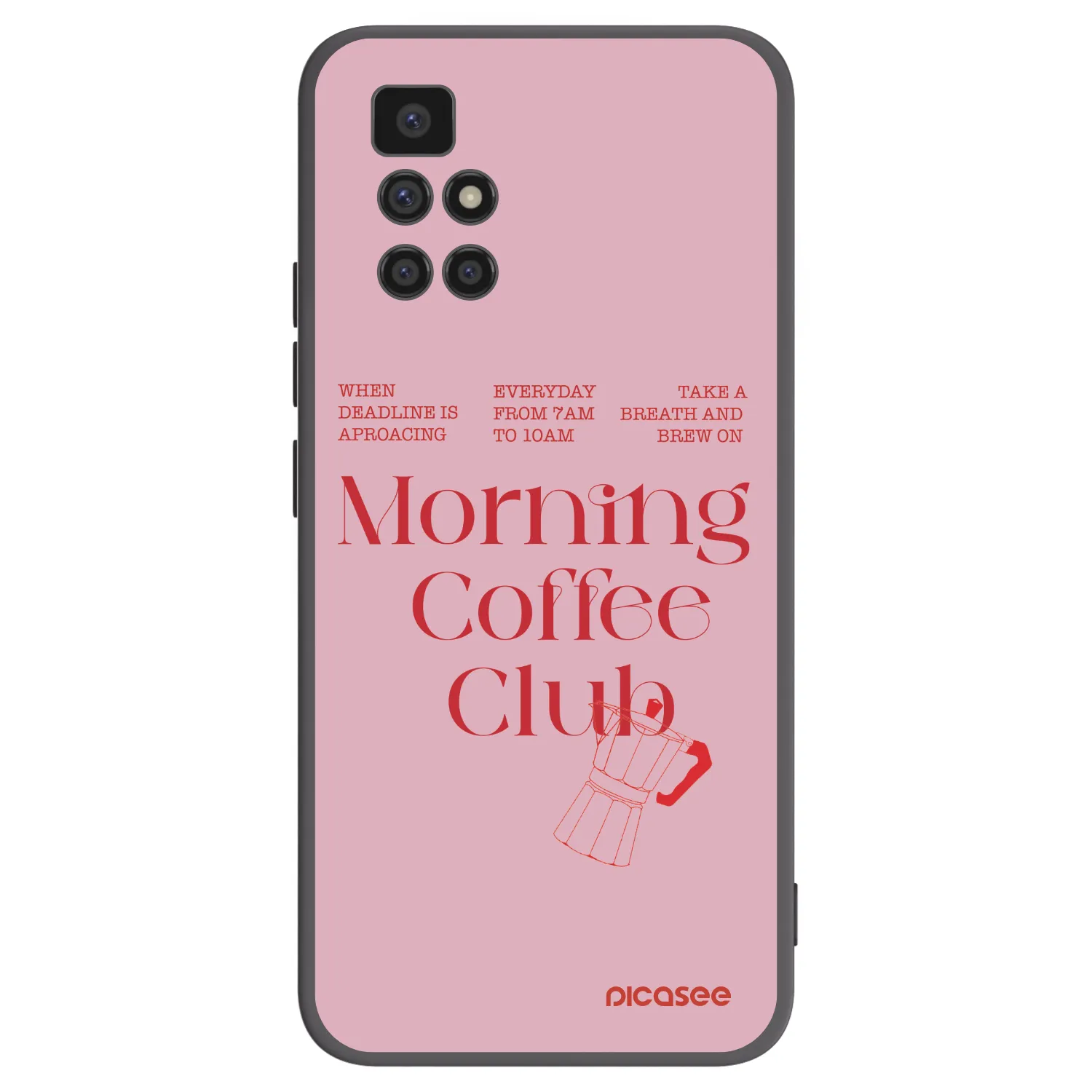 Picasee husă neagră din silicon pentru Xiaomi Redmi 10 - Morning