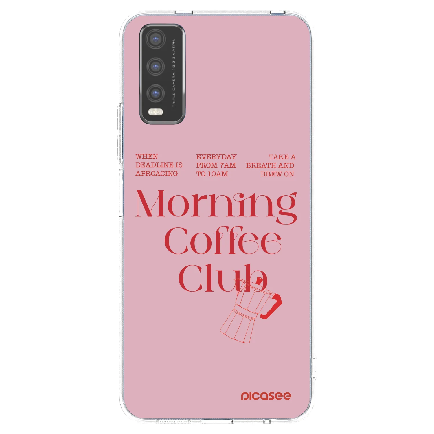 Picasee husă transparentă din silicon pentru Vivo Y20s - Morning