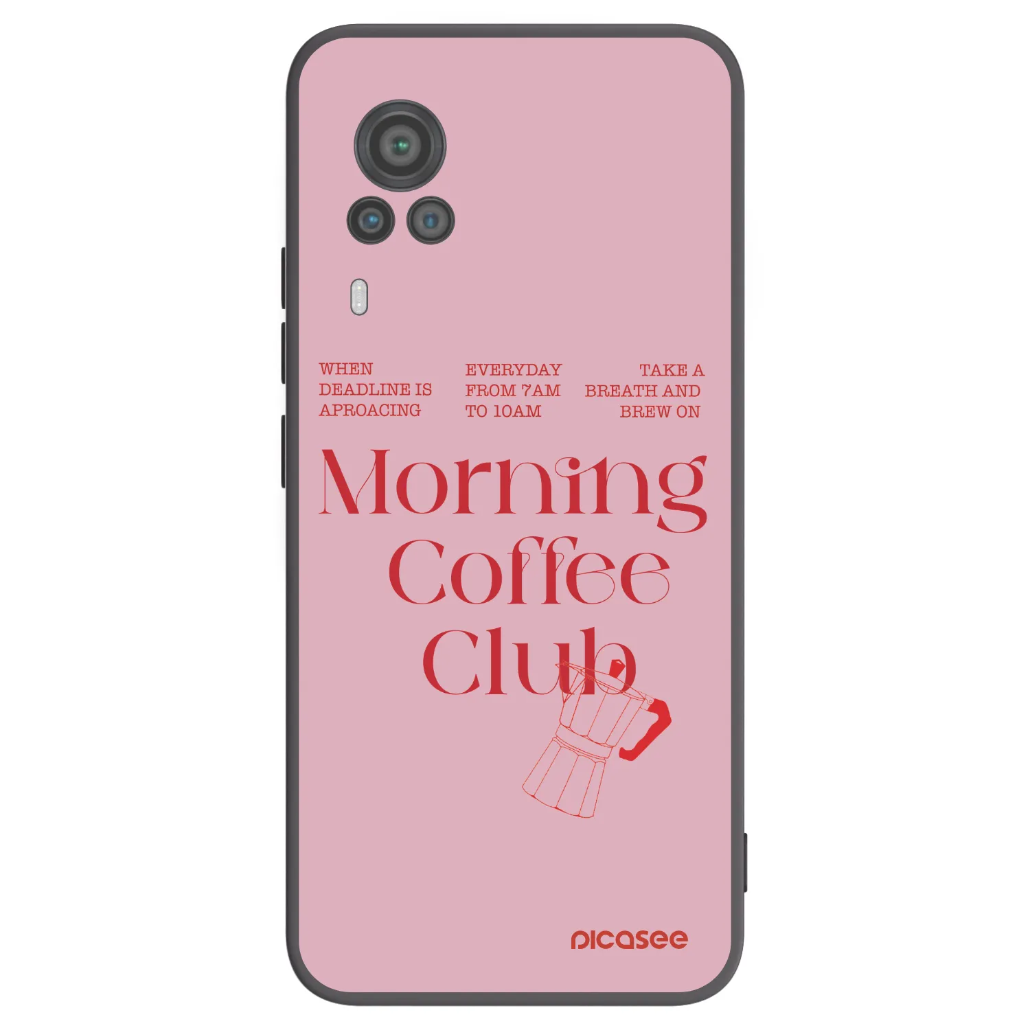 Picasee husă neagră din silicon pentru Vivo X60 Pro 5G - Morning