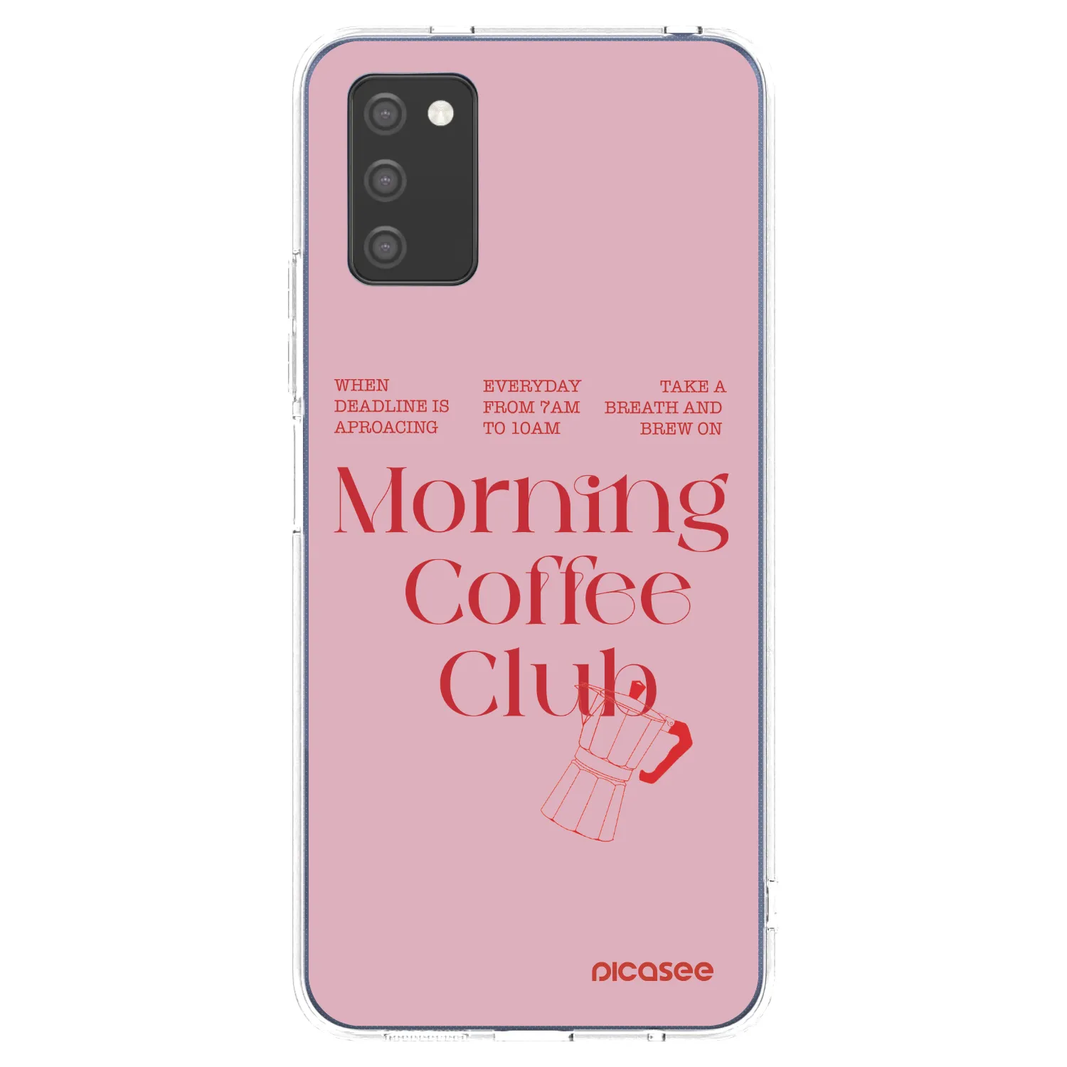 Picasee husă transparentă din silicon pentru Samsung Galaxy A03s A037G - Morning