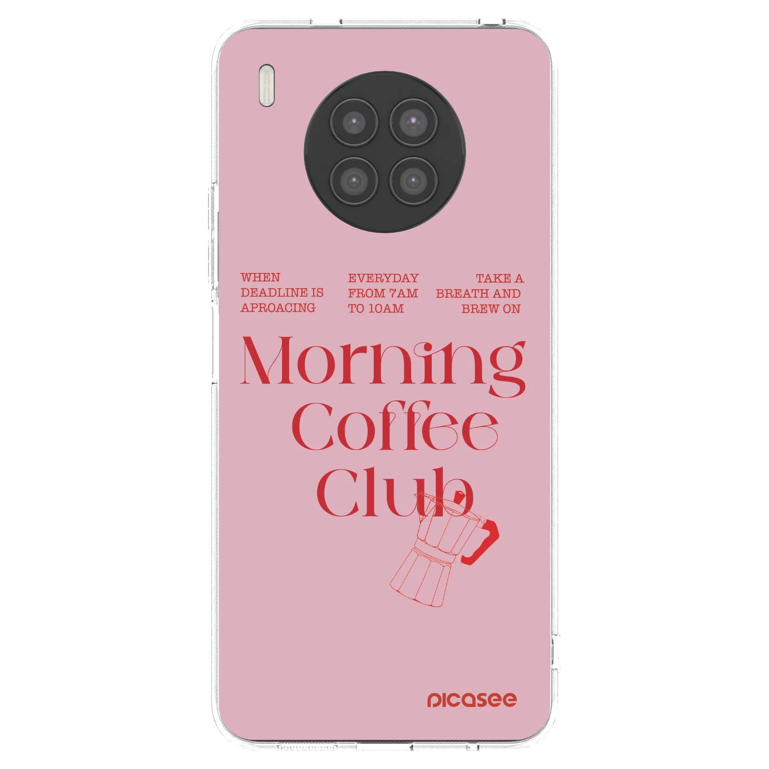 Picasee husă transparentă din silicon pentru Huawei Nova 8i - Morning