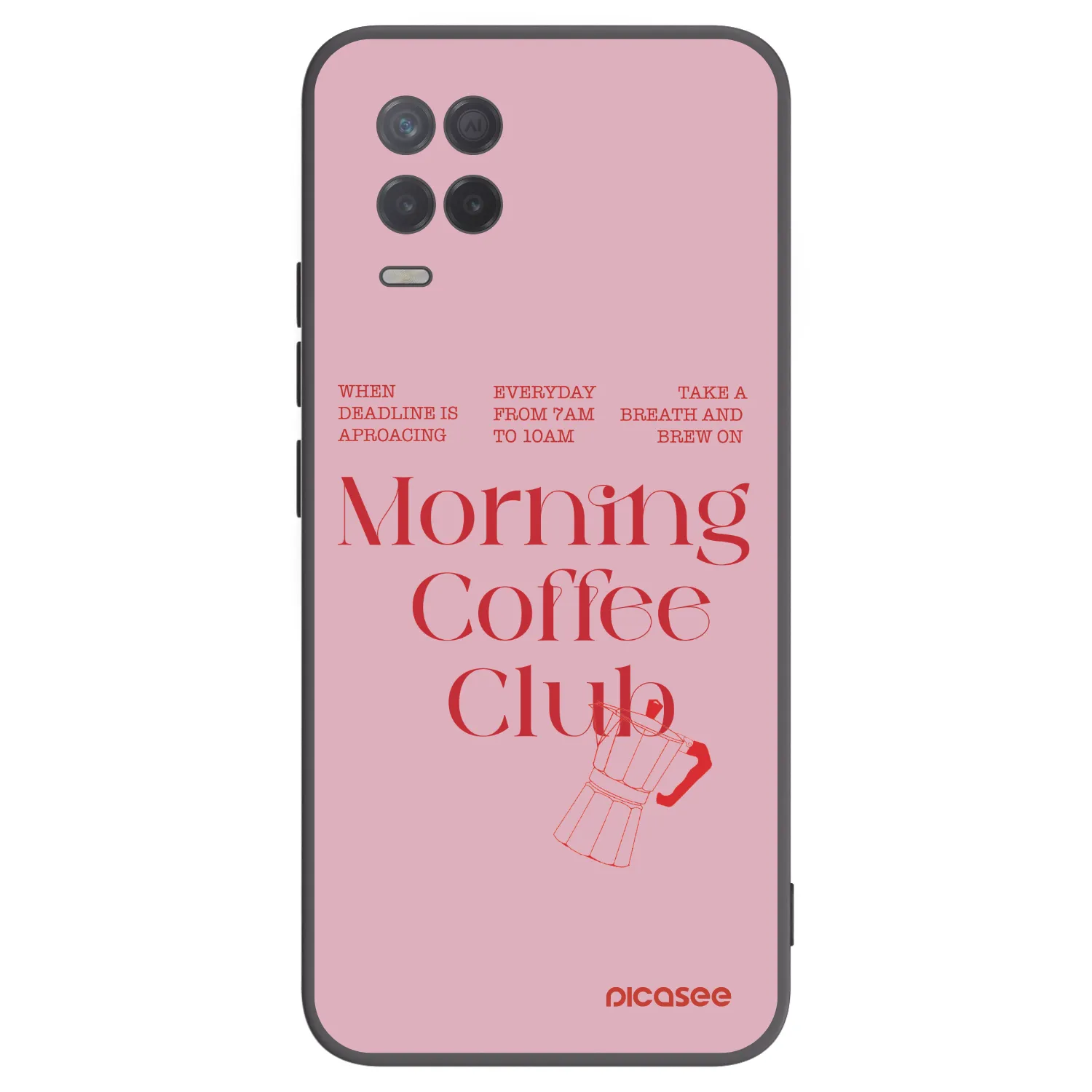 Picasee husă neagră din silicon pentru Realme 8 5G - Morning