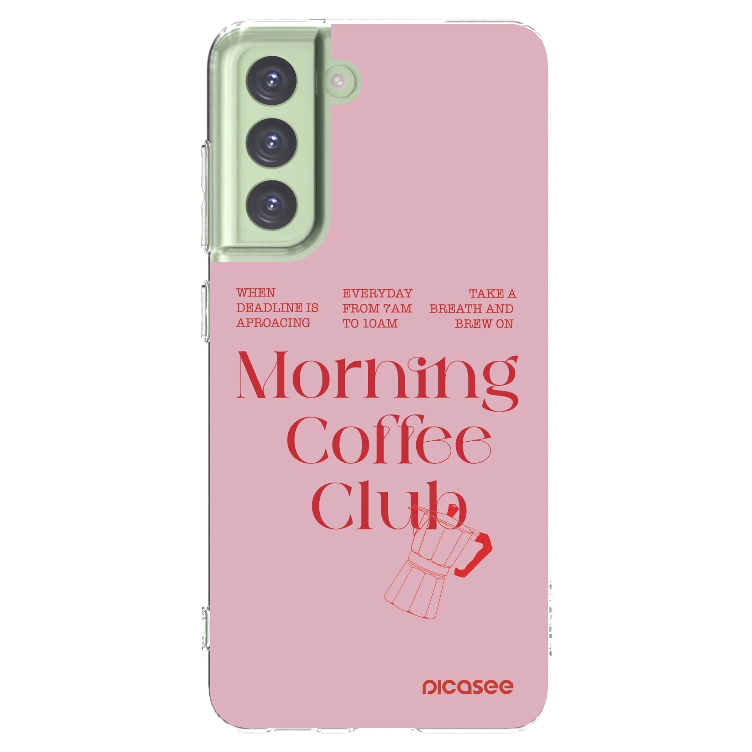 Picasee husă transparentă din silicon pentru Samsung Galaxy S21 FE 5G - Morning