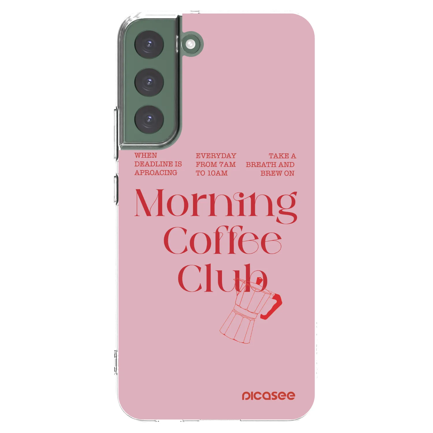 Picasee husă transparentă din silicon pentru Samsung Galaxy S22+ 5G - Morning