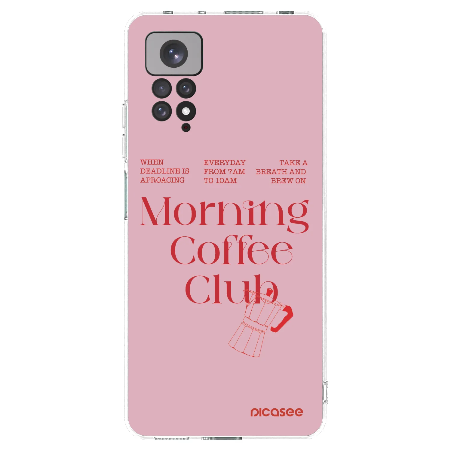 Picasee husă transparentă din silicon pentru Xiaomi Redmi Note 11 - Morning