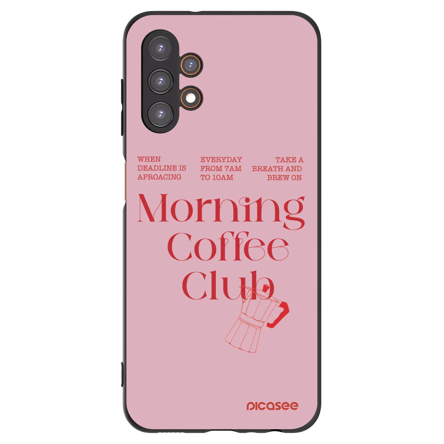 Picasee husă neagră din silicon pentru Samsung Galaxy A13 4G A135 - Morning